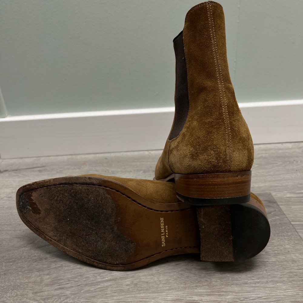 Saint Laurent Wyatt Chelsea Boot Size US 8.5 EU 41.5 - Picture 11 of 16